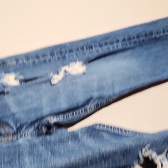 Hollister Jeans Mens Size 28 X 30 Classic Straight Distressed Distroyed Frayed - Picture 2 of 15